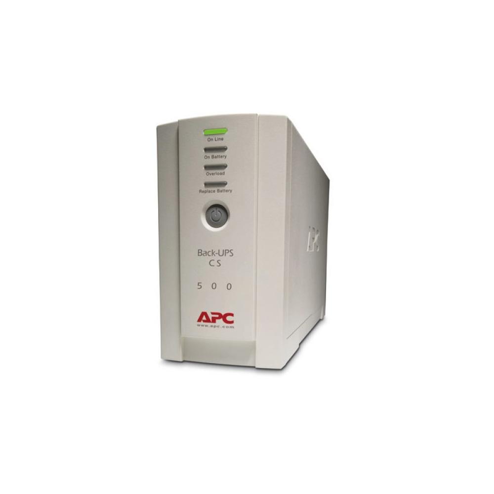 APC - Back-UPS sistema de alimentación ininterrumpida (UPS) En espera (Fuera de línea) o Standby (Offline) 0,5 kVA 300 W 4 salid