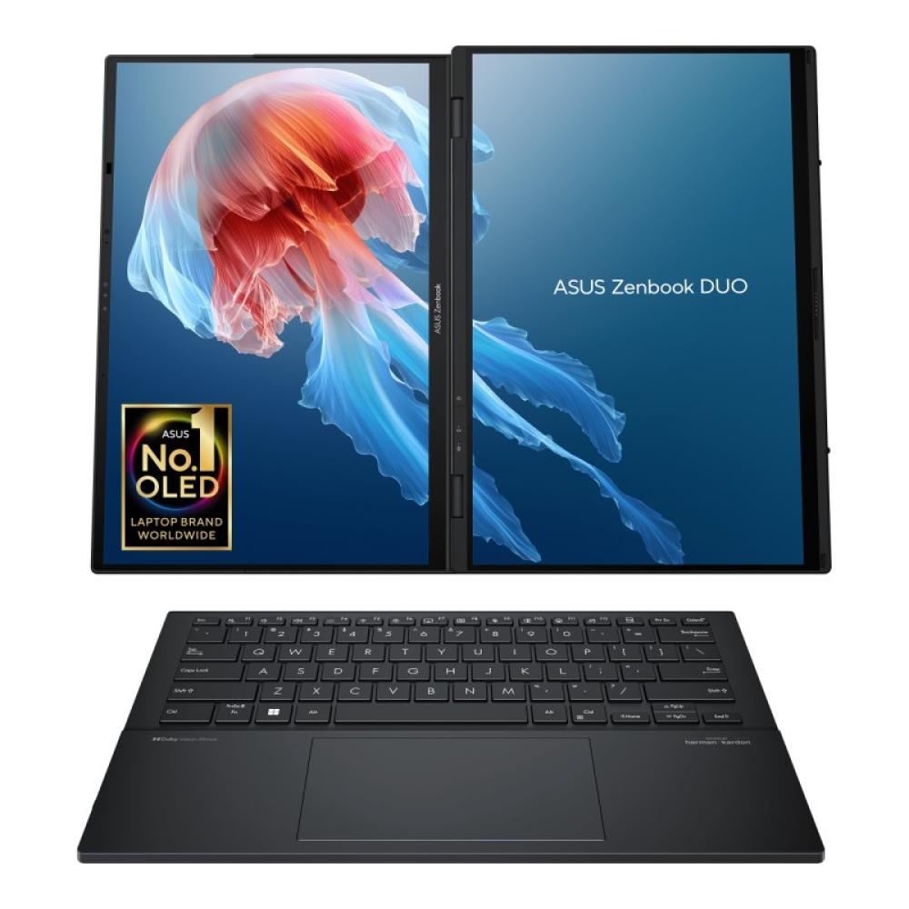 ASUS - Zenbook Duo OLED UX8406MA-QL396W - Ordenador Portátil 14" WUXGA (Intel Core Ultra 9 185H, 32GB RAM, 1TB SSD, Arc Graphics