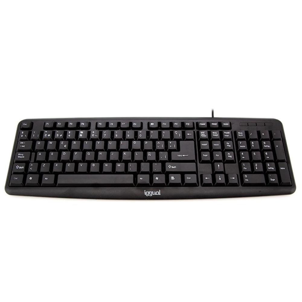 iggual - Teclado USB estándar CK-BASIC-105T negro