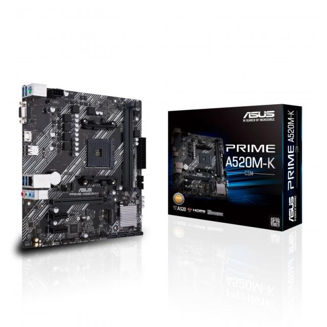 ASUS - PRIME A520M-K AMD A520 Zócalo AM4 micro ATX