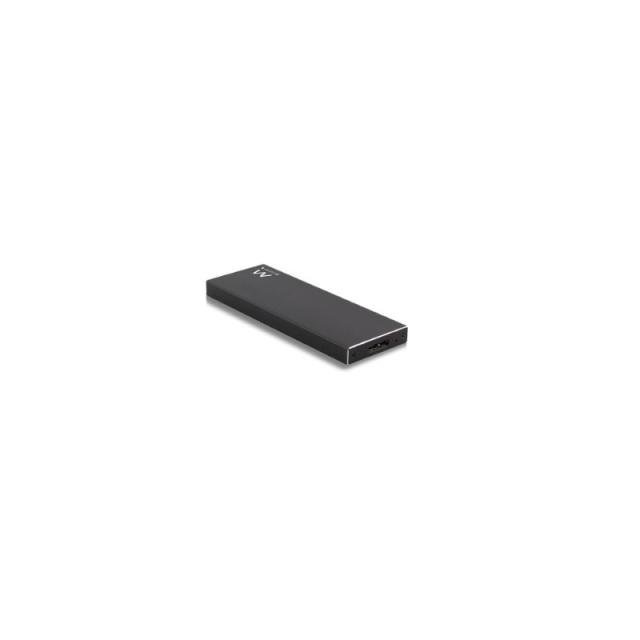 Ewent - EW7023 caja para disco duro externo Caja externa para unidad de estado sólido (SSD) Negro M.2