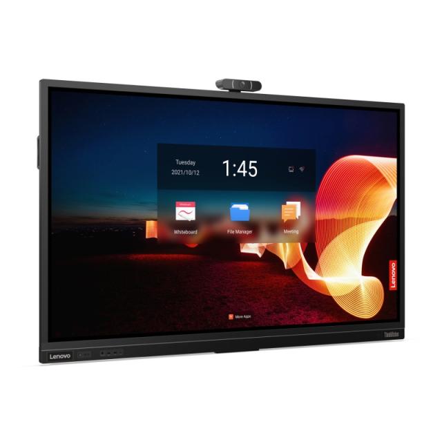 Lenovo - ThinkVision T75 pantalla para PC 190,5 cm (75") 3840 x 2160 Pixeles 4K Ultra HD LED Pantalla táctil Negro
