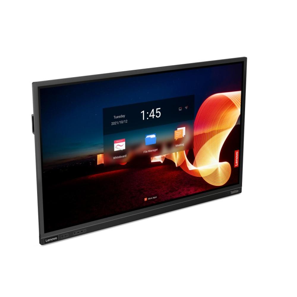 Lenovo - ThinkVision T75 pantalla para PC 190,5 cm (75") 3840 x 2160 Pixeles 4K Ultra HD LED Pantalla táctil Negro