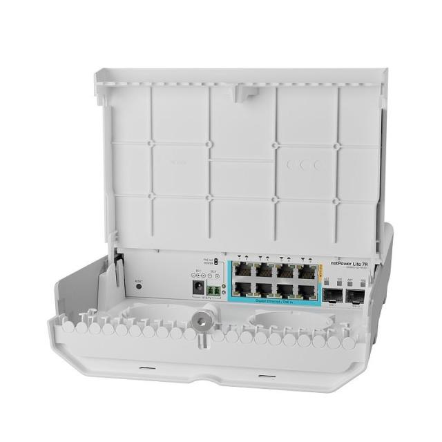 Mikrotik - netPower Lite 7R Gigabit Ethernet (10/100/1000) Energía sobre Ethernet (PoE) Blanco