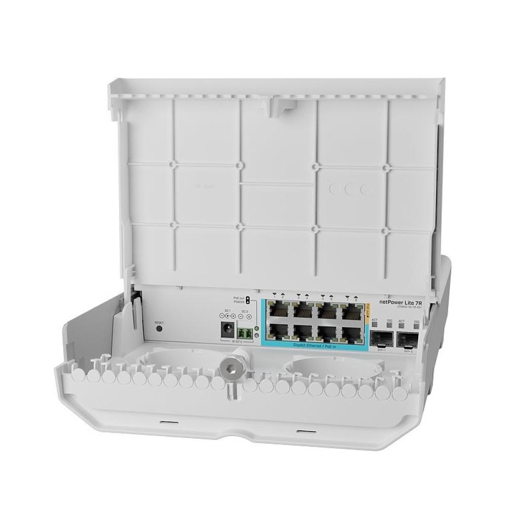 Mikrotik - netPower Lite 7R Gigabit Ethernet (10/100/1000) Energía sobre Ethernet (PoE) Blanco