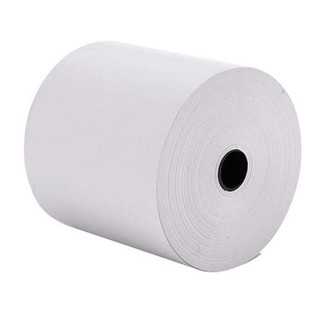 iggual - Pack 100 rollos papel térmico sin BPA 80x80mm
