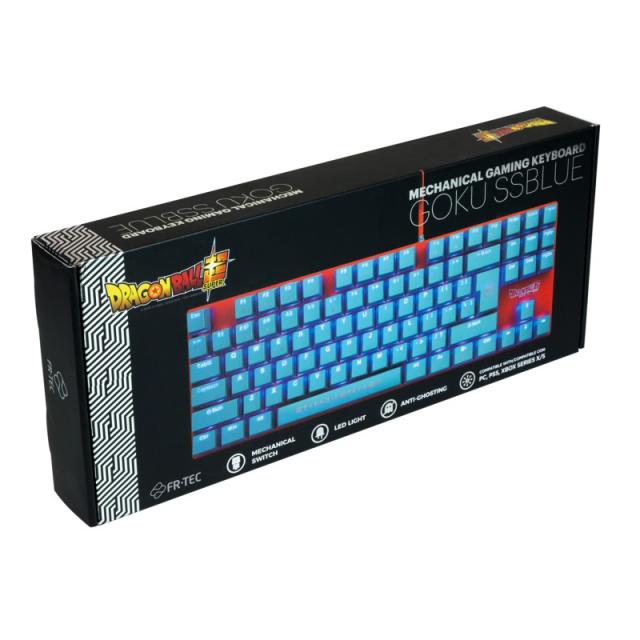 Blade Gaming - Dragon Ball Super teclado Juego USB QWERTY Azul, Naranja
