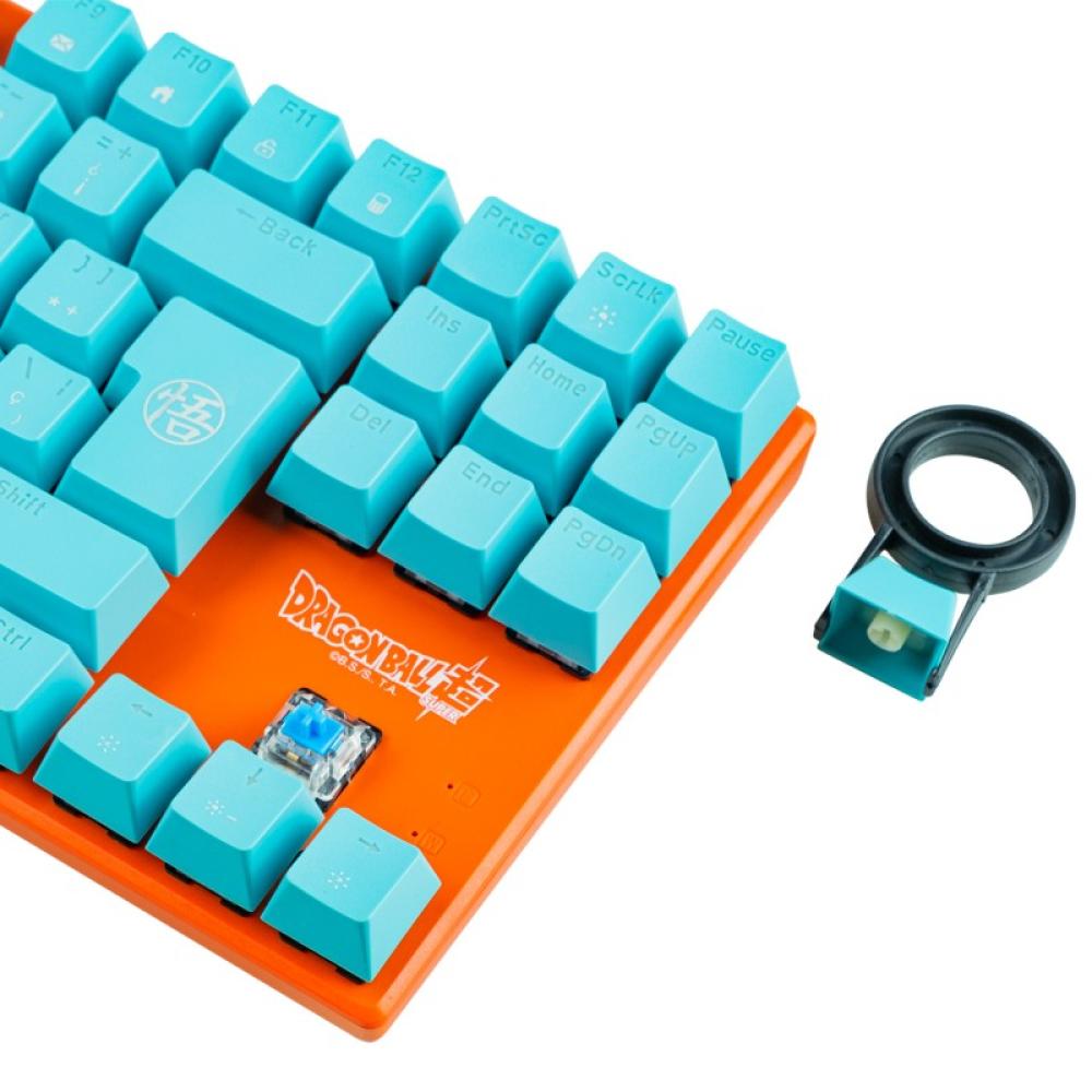 Blade Gaming - Dragon Ball Super teclado Juego USB QWERTY Azul, Naranja