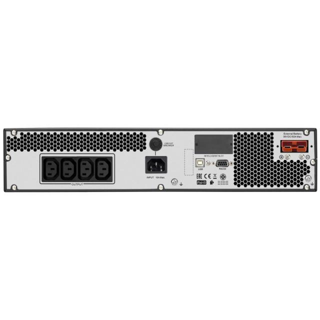 APC - SRV1KRILRK sistema de alimentación ininterrumpida (UPS) Doble conversión (en línea) 1 kVA 800 W 4 salidas AC