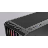 Mars Gaming - MC-VAULT, Caja Gaming ATX, 4x Ventiladores ARGB 120mm, Panel Frontal Mesh con Diseño Vertical, Ventana - MC-VAULT