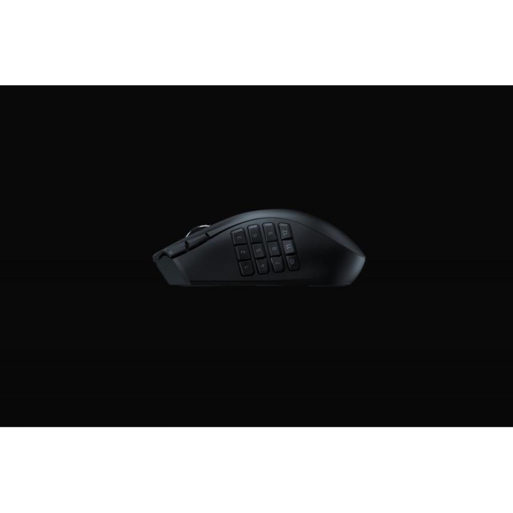 Razer - Naga V2 HyperSpeed ratón Juego mano derecha RF Wireless + Bluetooth Óptico 30000 DPI