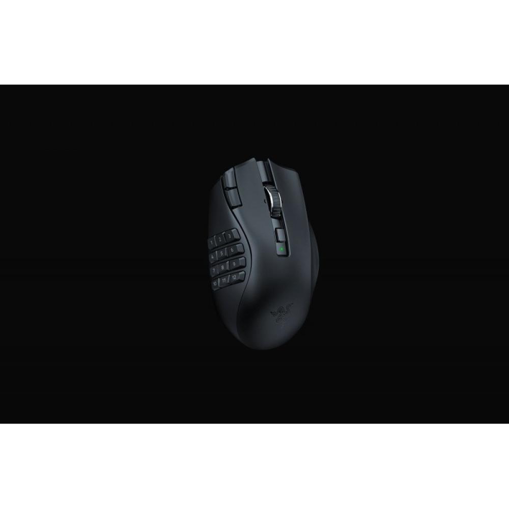 Razer - Naga V2 HyperSpeed ratón Juego mano derecha RF Wireless + Bluetooth Óptico 30000 DPI