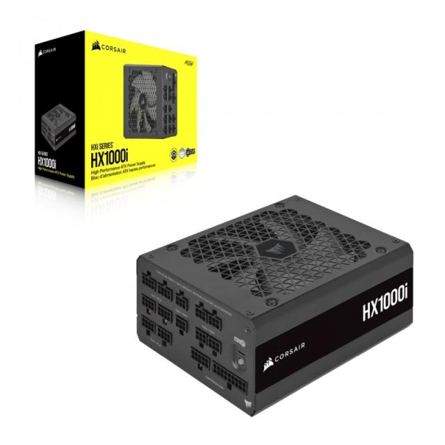 Corsair - HXi Series HX1000i unidad de fuente de alimentación 1000 W 24-pin ATX ATX Negro