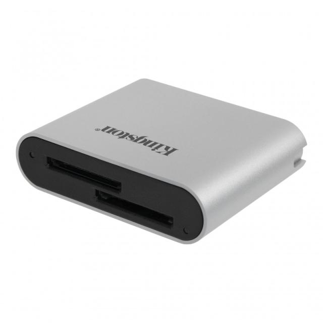 Kingston Technology - Lector de tarjetas SDHC/SDXC UHS-II de doble ranura para flujo de trabajo USB 3.2 Gen 1