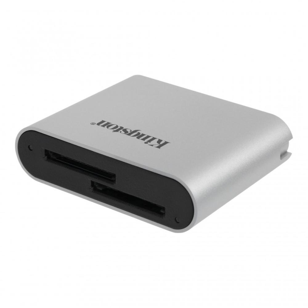 Kingston Technology - Lector de tarjetas SDHC/SDXC UHS-II de doble ranura para flujo de trabajo USB 3.2 Gen 1