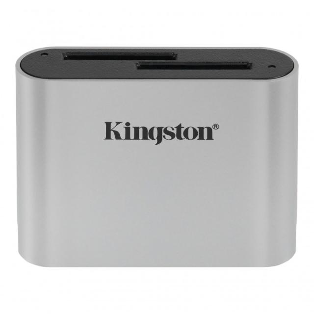 Kingston Technology - Lector de tarjetas SDHC/SDXC UHS-II de doble ranura para flujo de trabajo USB 3.2 Gen 1
