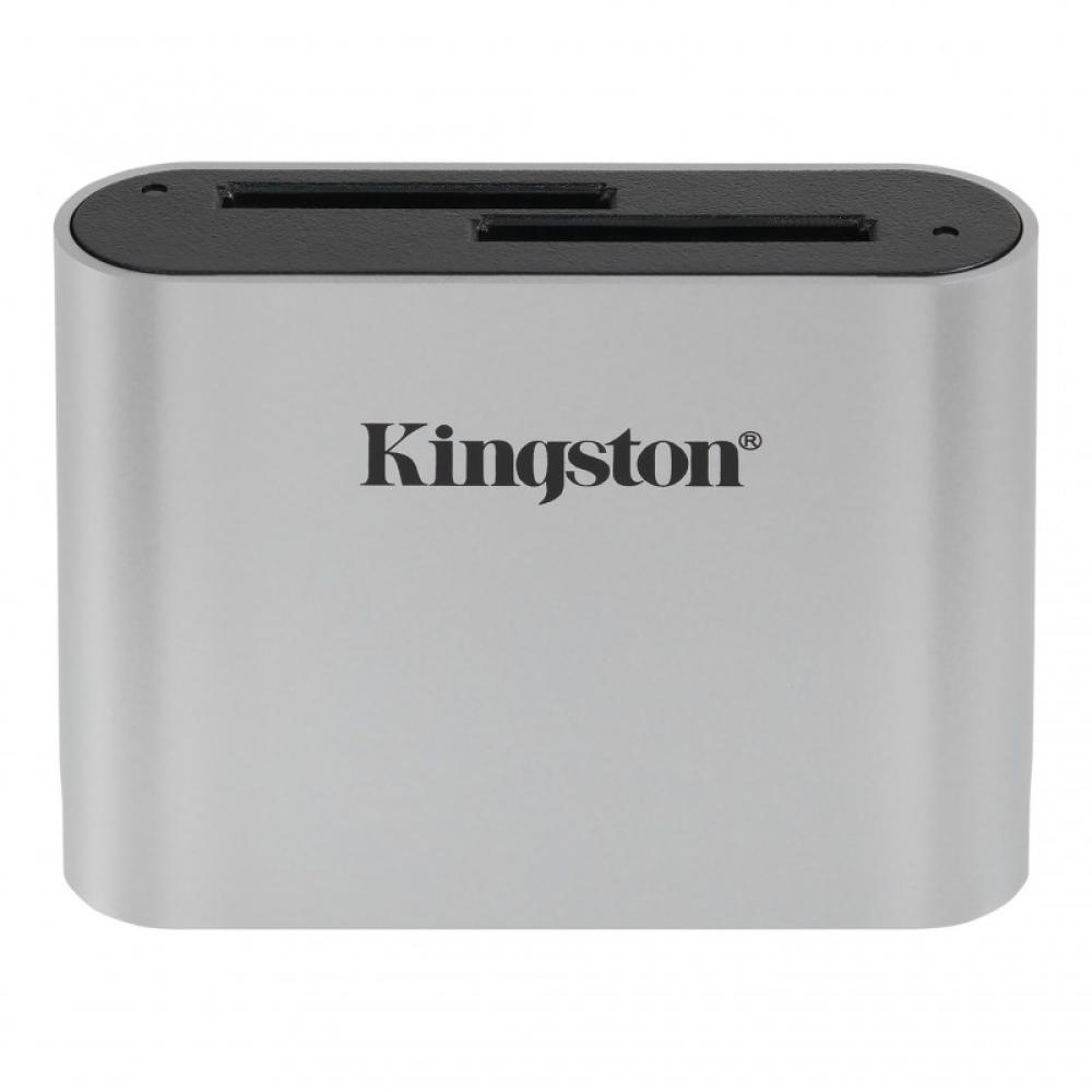 Kingston Technology - Lector de tarjetas SDHC/SDXC UHS-II de doble ranura para flujo de trabajo USB 3.2 Gen 1