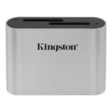 Kingston Technology - Lector de tarjetas SDHC/SDXC UHS-II de doble ranura para flujo de trabajo USB 3.2 Gen 1