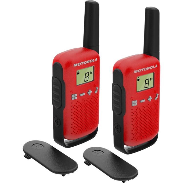 Motorola - TALKABOUT T42 two-way radios 16 canales Negro, Rojo