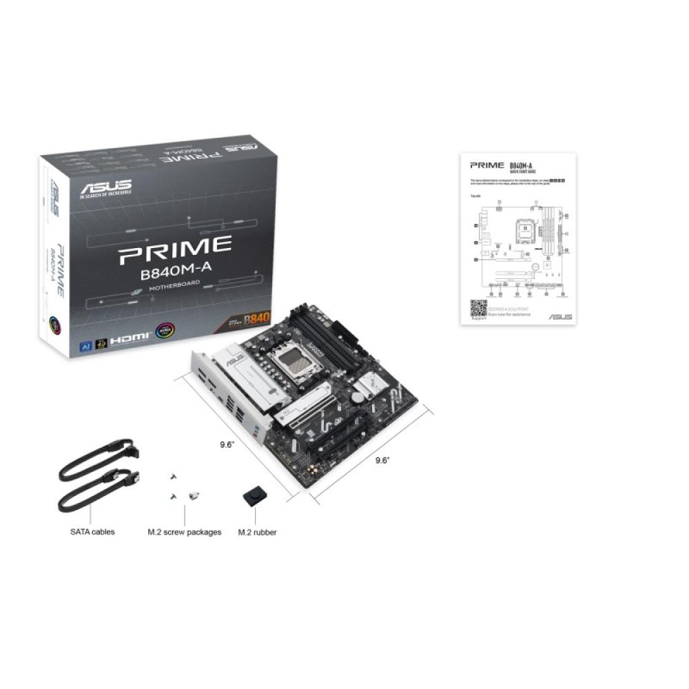 ASUS - PRIME B840M-A-CSM AMD B840 Zócalo AM5 micro ATX