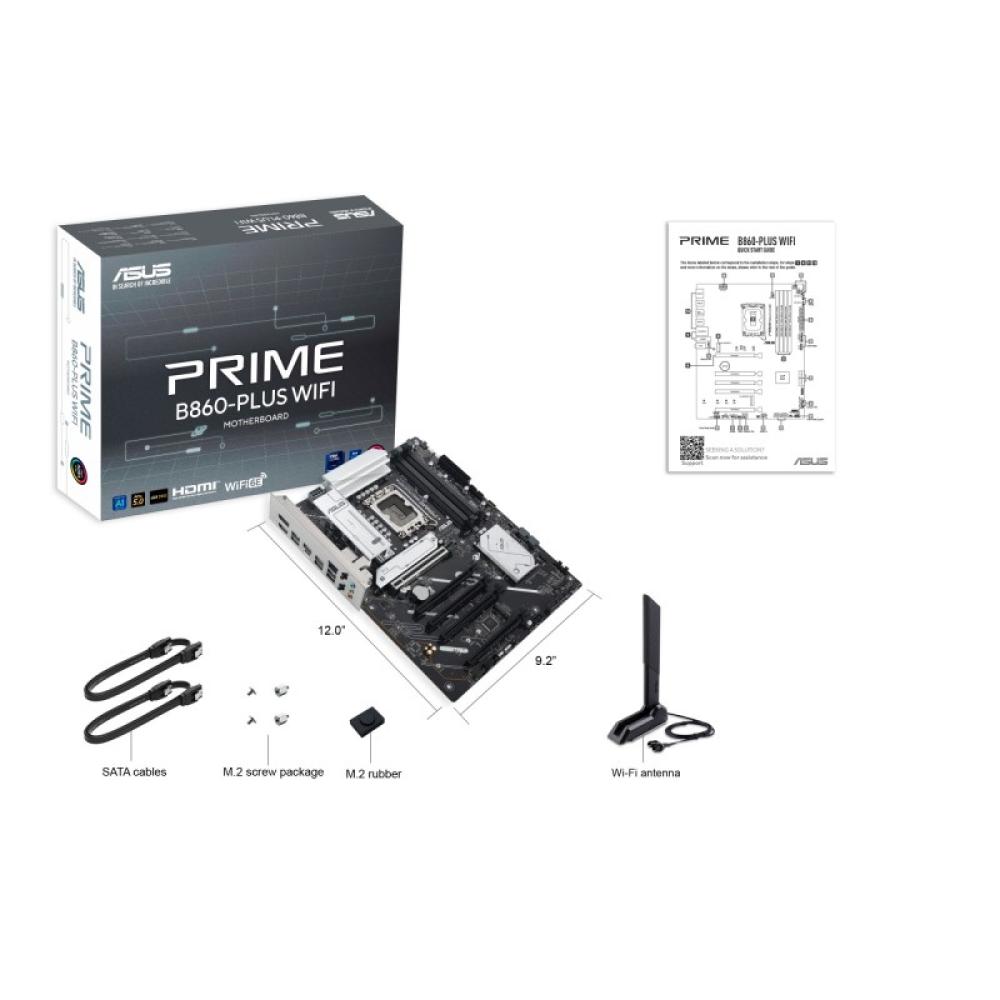 ASUS - PRIME B860-PLUS WIFI Intel B860 LGA 1851 (Socket V1) ATX