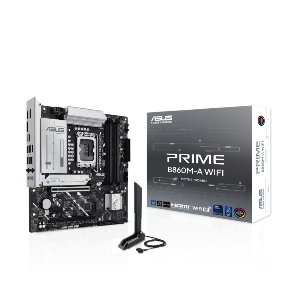 ASUS - PRIME B860M-A WIFI Intel B860 LGA 1851 (Socket V1) micro ATX