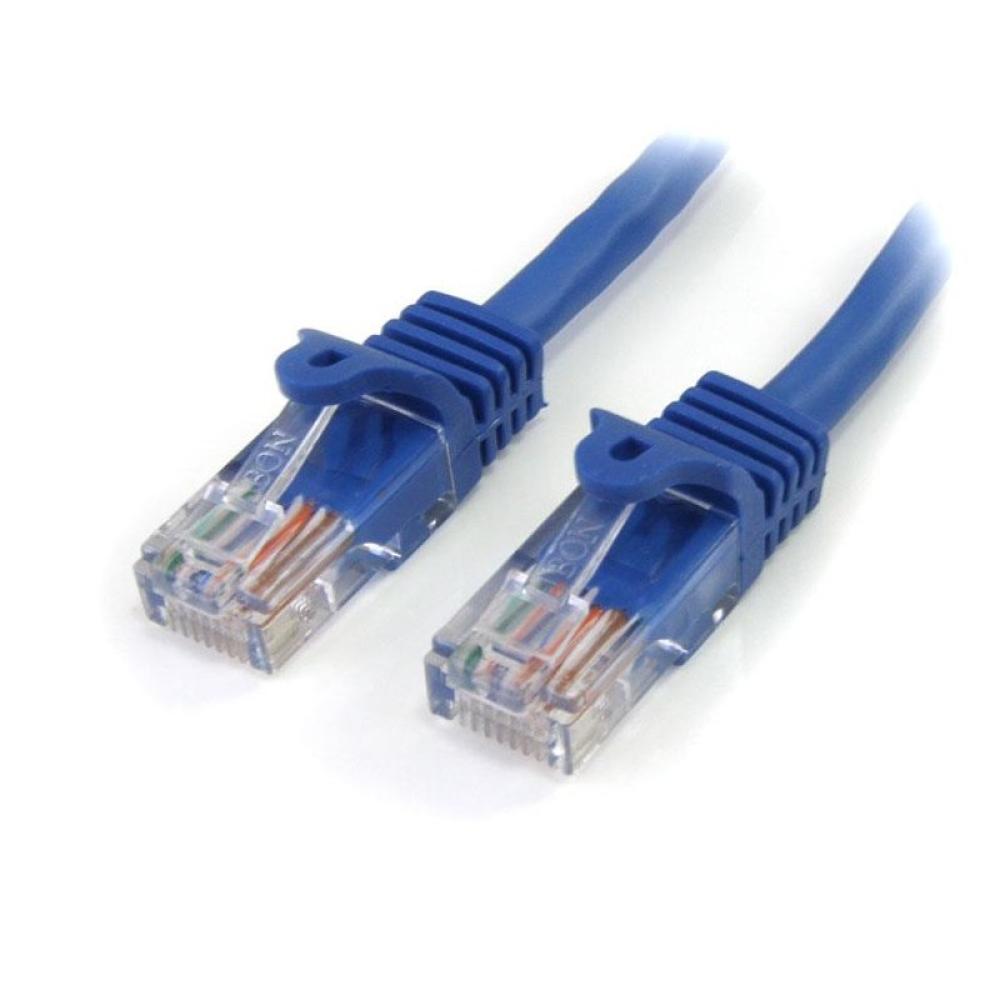 StarTech.com - 45PAT5MBL cable de red Azul 5 m Cat5e U/UTP (UTP)