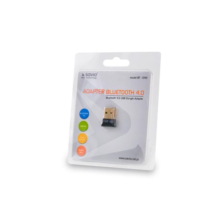 Savio - BT-040 tarjeta y adaptador de interfaz Bluetooth