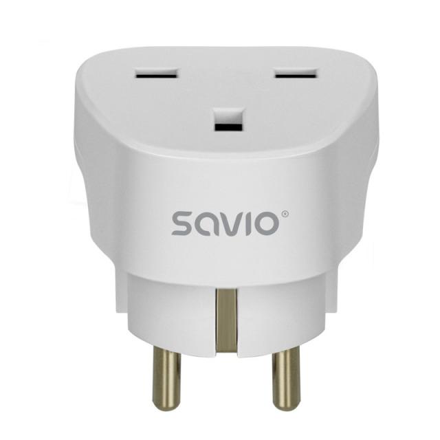 Savio - AP-02 adaptador e inversor de corriente Universal 3250 W Blanco