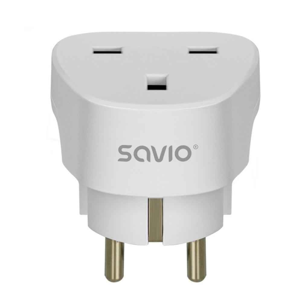 Savio - AP-02 adaptador e inversor de corriente Universal 3250 W Blanco