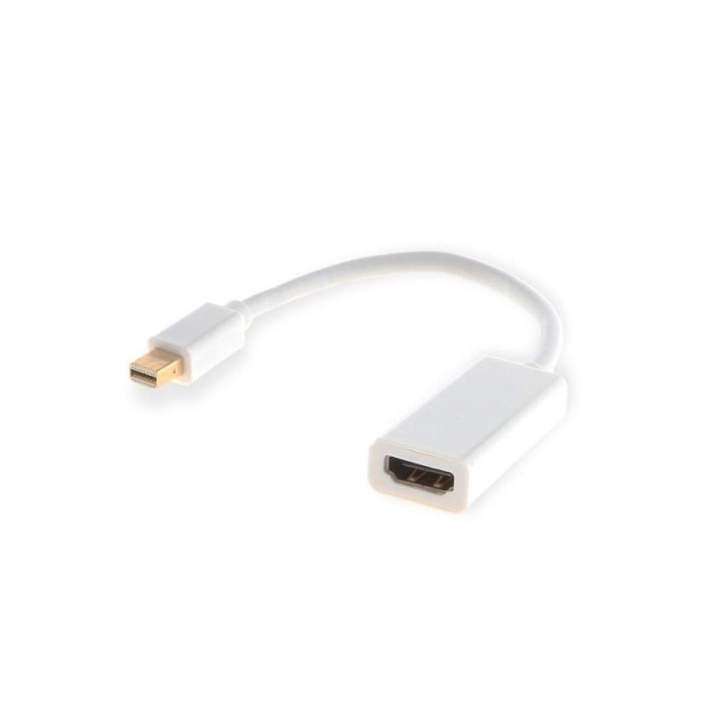 Savio - CL-57 adaptador de cable de vídeo 0,2 m Mini DisplayPort HDMI tipo A (Estándar) Blanco