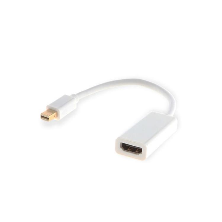 Savio - CL-57 adaptador de cable de vídeo 0,2 m Mini DisplayPort HDMI tipo A (Estándar) Blanco