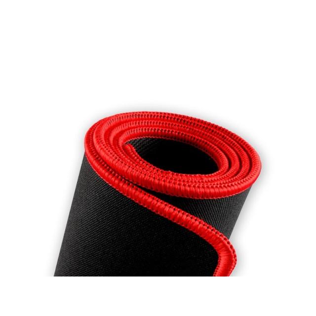 Savio - Turbo Dynamic XL Alfombrilla de ratón para juegos Negro, Rojo