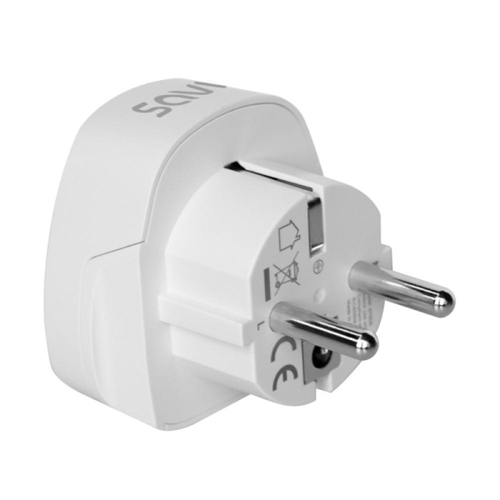 Savio - AP-01 adaptador e inversor de corriente Interior 3750 W Blanco
