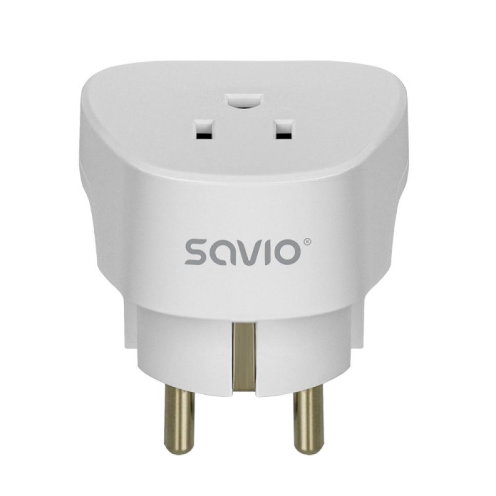 Savio - AP-01 adaptador e inversor de corriente Interior 3750 W Blanco