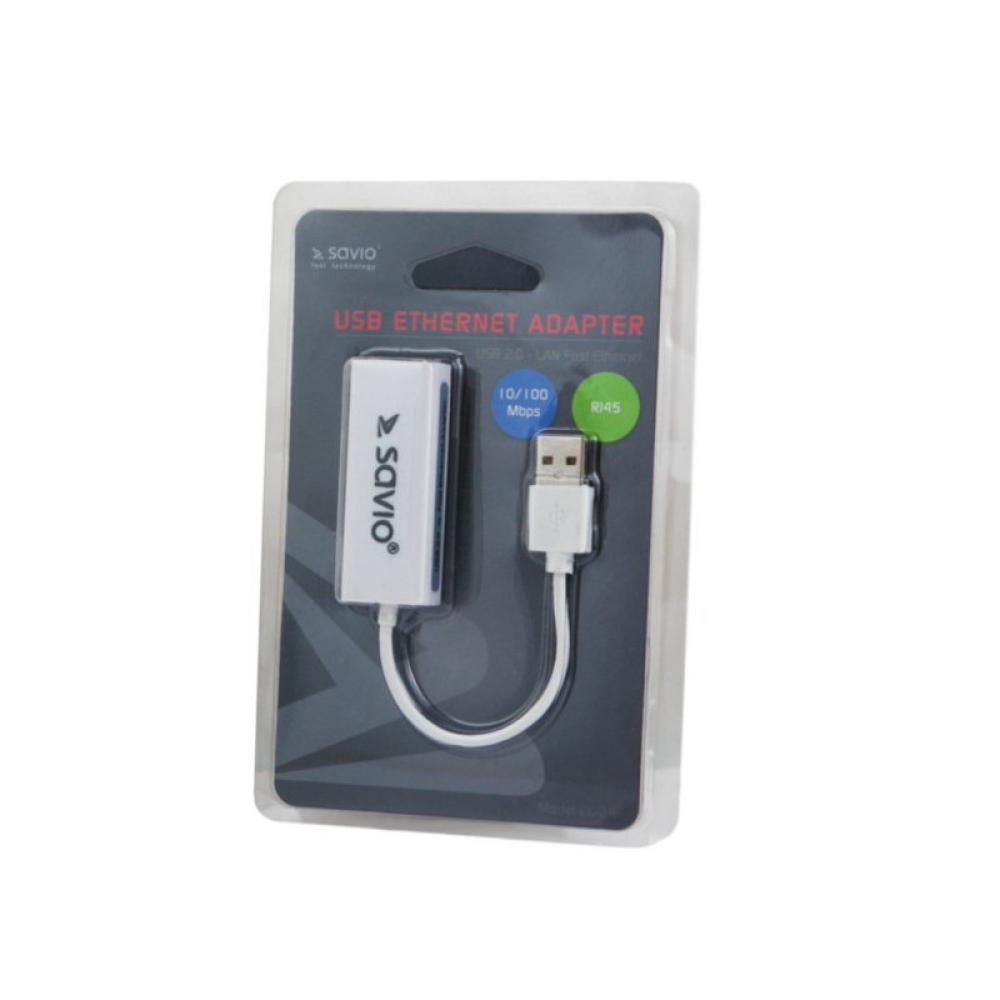 Savio - CL-24 tarjeta y adaptador de interfaz USB 2.0