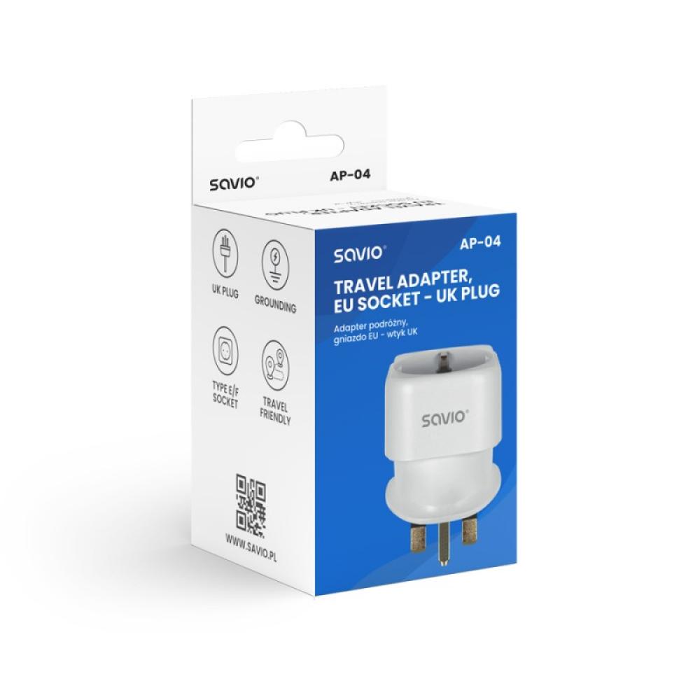 Savio - AP-04 adaptador e inversor de corriente Universal 3250 W Blanco