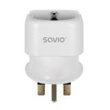 Savio - AP-04 adaptador e inversor de corriente Universal 3250 W Blanco