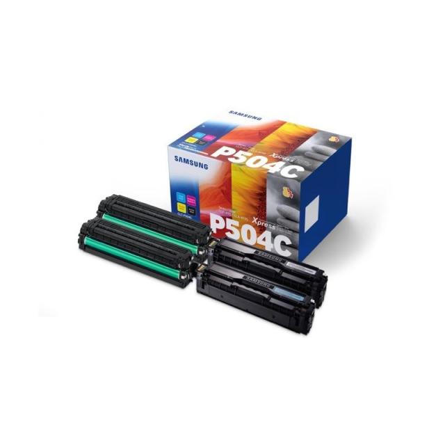 Samsung - CLT-P504C cartucho de tóner 1 pieza(s) Original Negro, Magenta