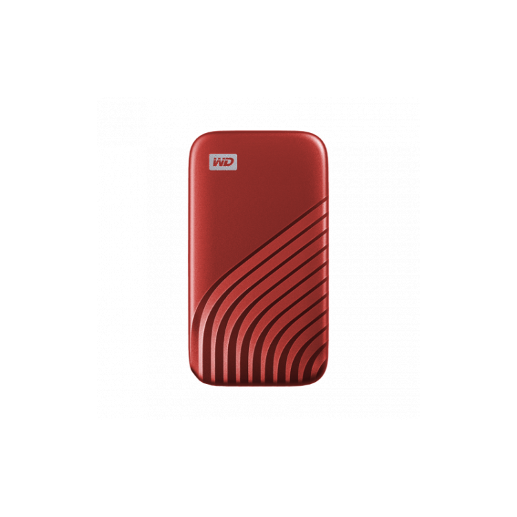 SanDisk - MYPASSPORT SSD 2TB RED EXT 1050MB/S READ 1000MB/S WR PC/MAC