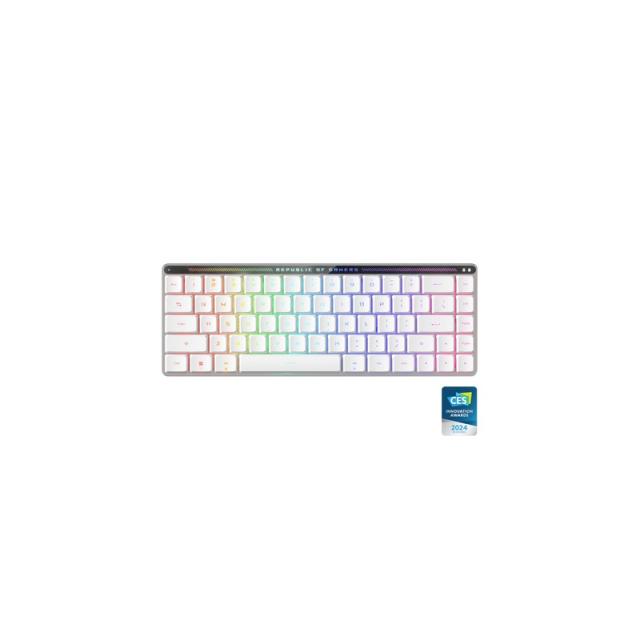 ASUS - 90MP03EC-BKSA10 teclado Juego USB + RF Wireless + Bluetooth Blanco