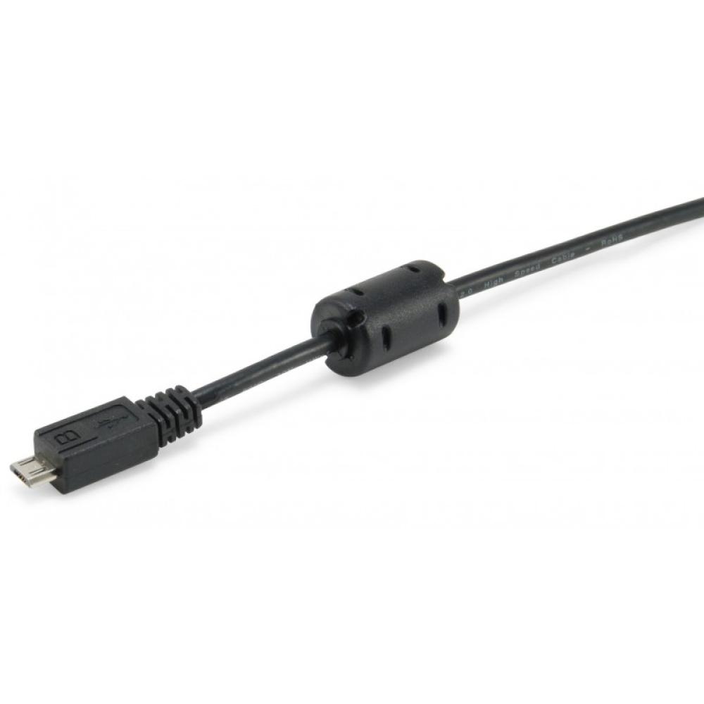 Equip - 128596 Cable USB 2.0 Tipo A a Micro-B, 1,0m , Negro
