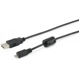 Equip - 128596 Cable USB 2.0 Tipo A a Micro-B, 1,0m , Negro