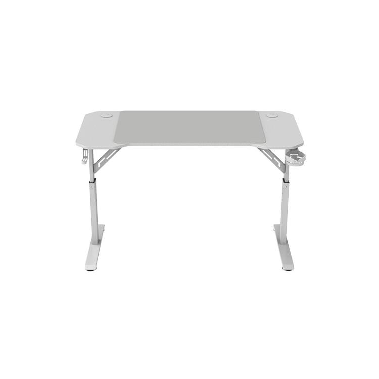 Mars Gaming - MGD-ERGO120, Mesa Altura Ajustable 3 Posiciones, Superficie Ergonómica, Estructura Metálica, Alfombr - MGDERGO120W