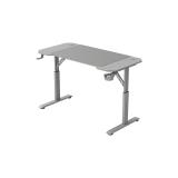 Mars Gaming - MGD-ERGO120, Mesa Altura Ajustable 3 Posiciones, Superficie Ergonómica, Estructura Metálica, Alfombr - MGDERGO120W
