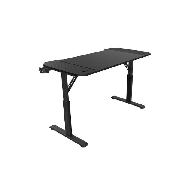 Mars Gaming - MGD-ERGO120, Mesa Altura Ajustable 3 Posiciones, Superficie Ergonómica, Estructura Metálica, Alfombri - MGDERGO120