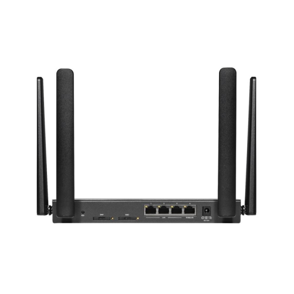 Edimax - 4G-7449AC router inalámbrico Doble banda (2,4 GHz / 5 GHz) Negro