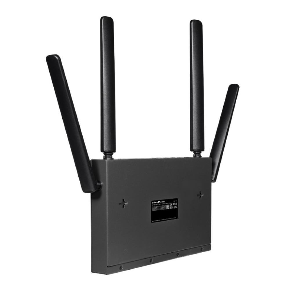 Edimax - 4G-7449AC router inalámbrico Doble banda (2,4 GHz / 5 GHz) Negro