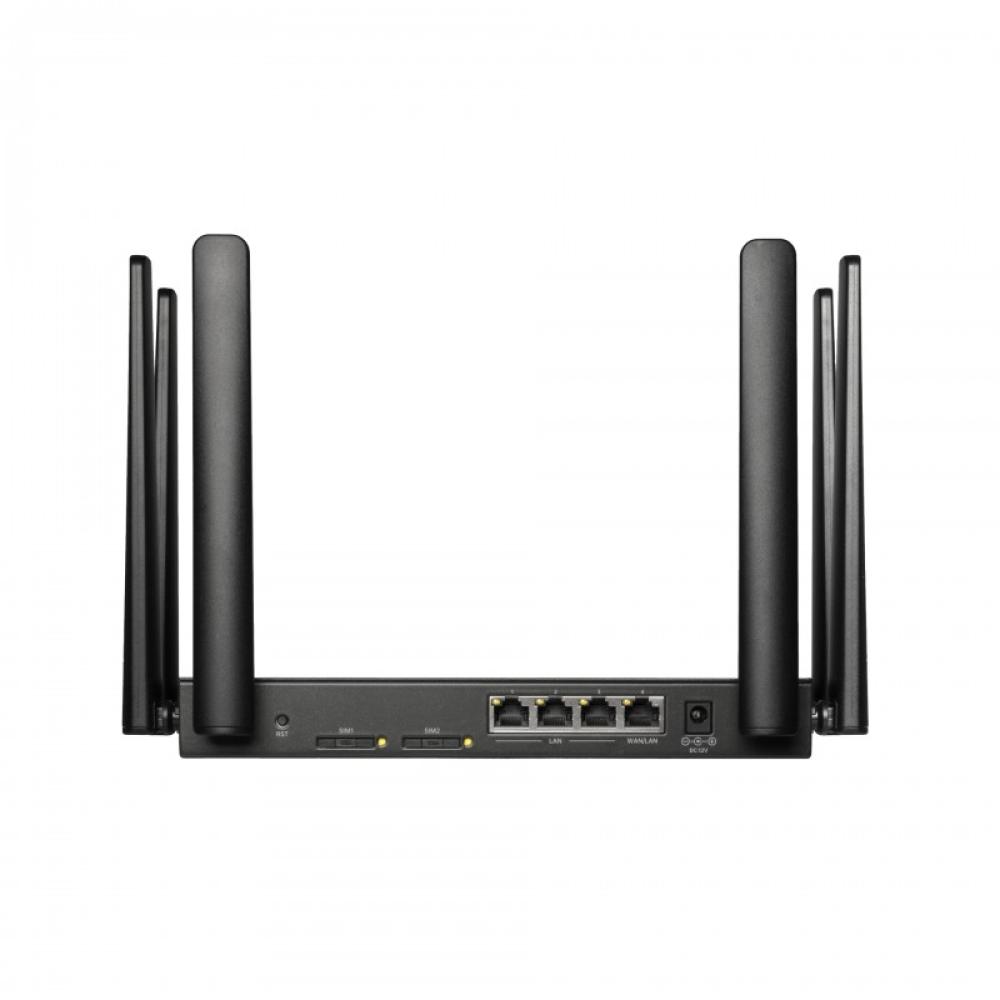 Edimax - 5G-8649AX router inalámbrico Doble banda (2,4 GHz / 5 GHz) Negro