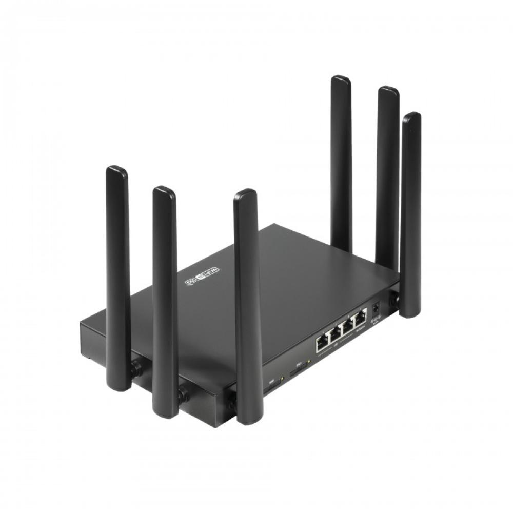 Edimax - 5G-8649AX router inalámbrico Doble banda (2,4 GHz / 5 GHz) Negro